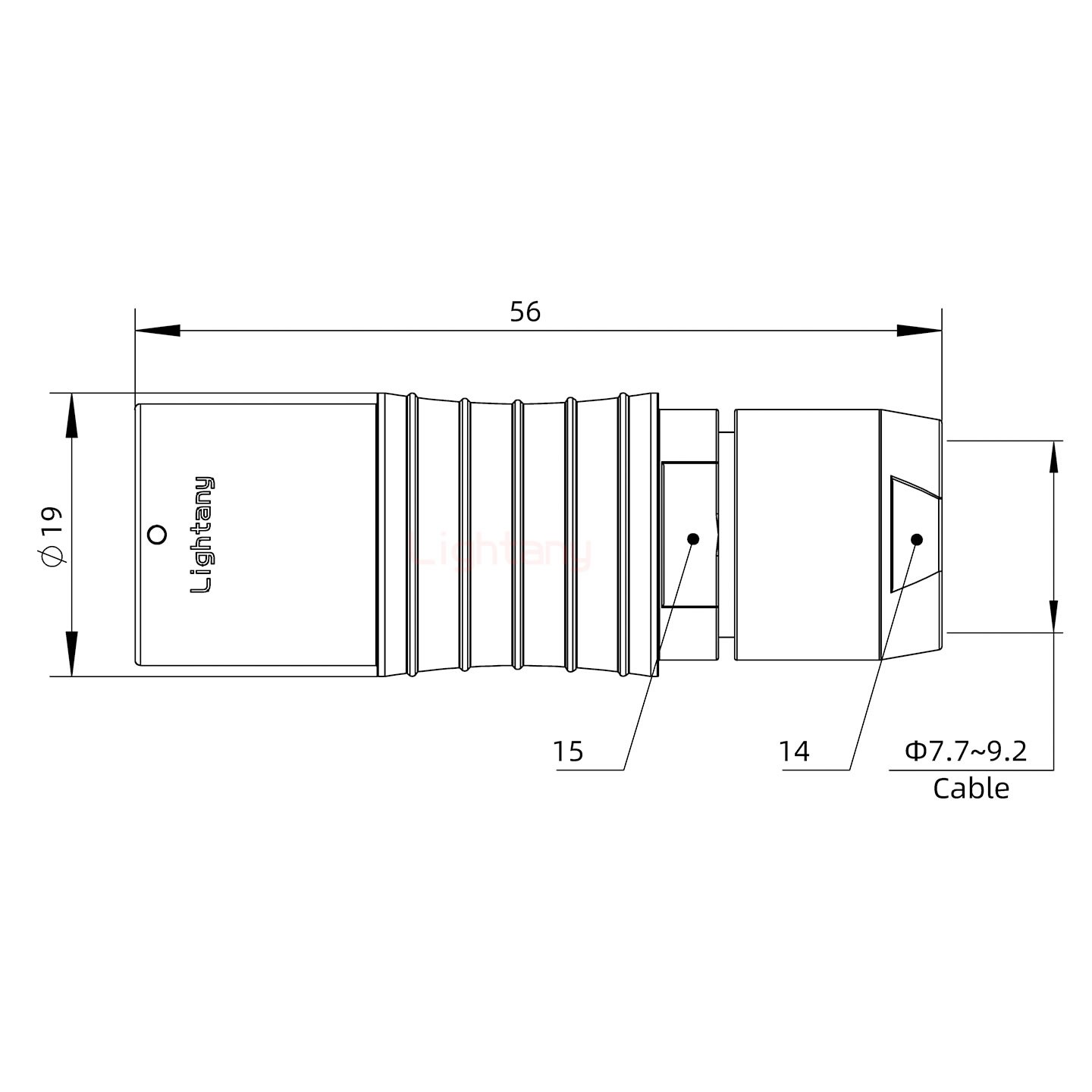 PHG.3B.010.CLLD92浮動(dòng)插座