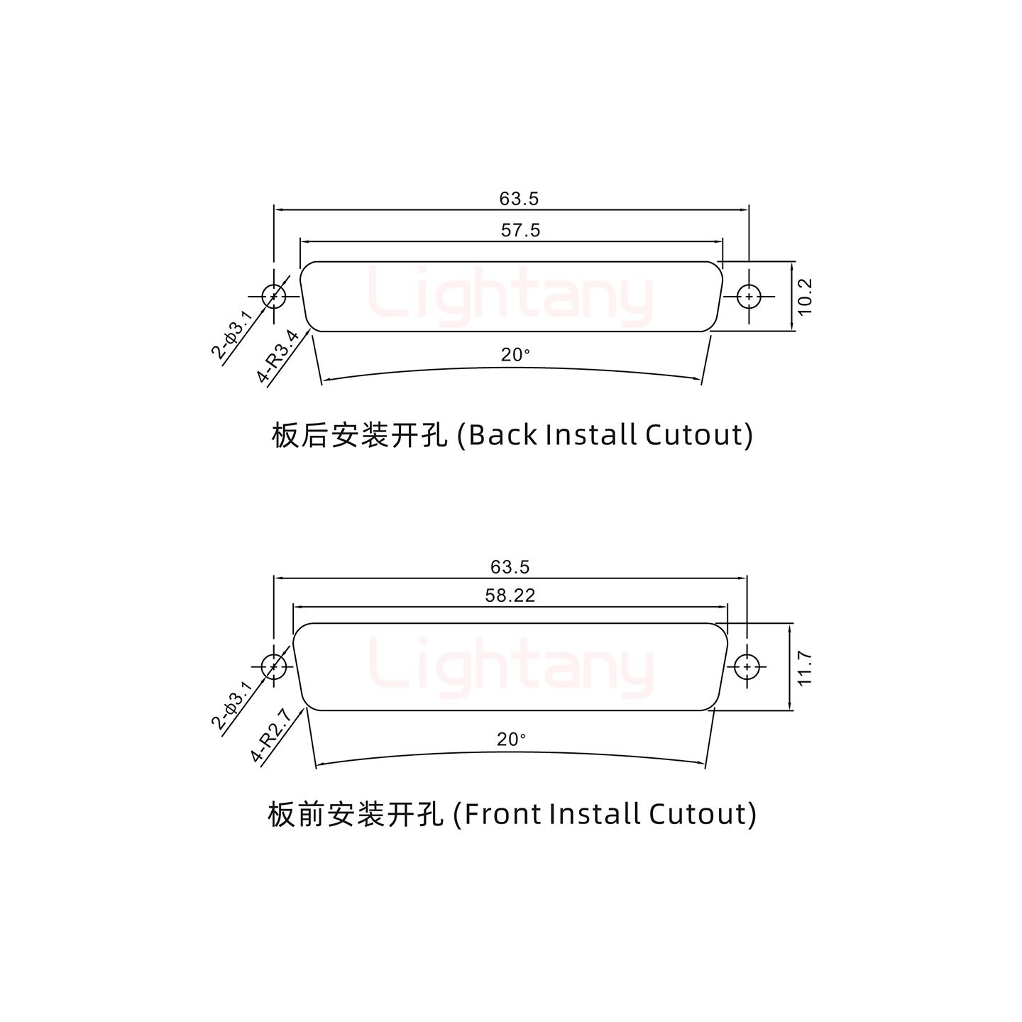 13W6B公壓線式/配螺絲螺母/大電流40A